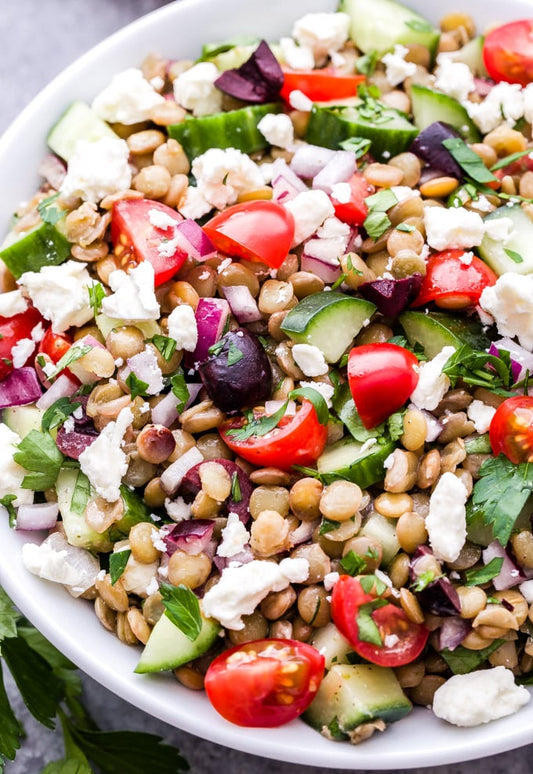 Delicious Mediterranean Lentil Salad